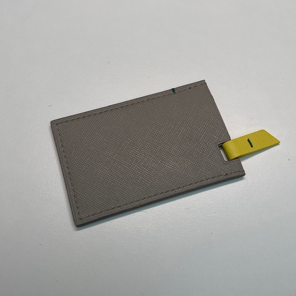 NEW in box ROLEX Hand Mirror in leather case grey yellow Limited Edition RARE - Picture 7 of 9